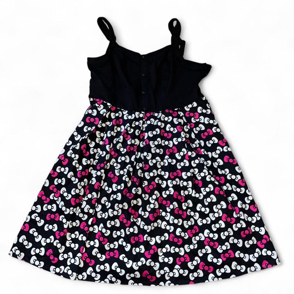 Torrid Hello Kitty Woman's Black and Pink Bow Dress SZ 18 NWT
